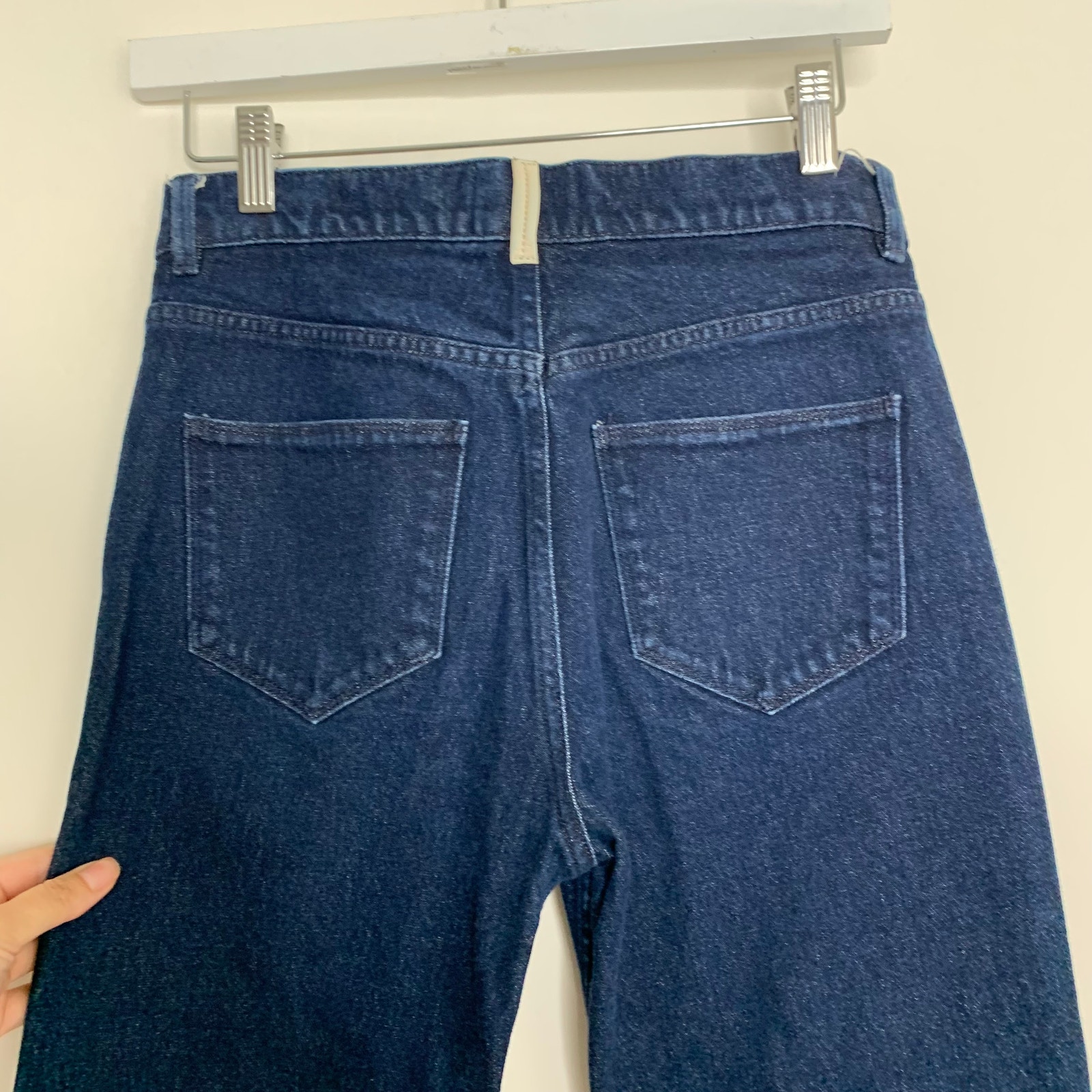 Wandler Daisy Flared Dark Blue Jeans Womens Size 26 — image 8 of 8